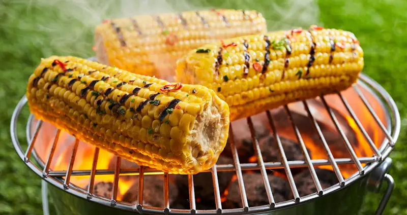 corn on grill