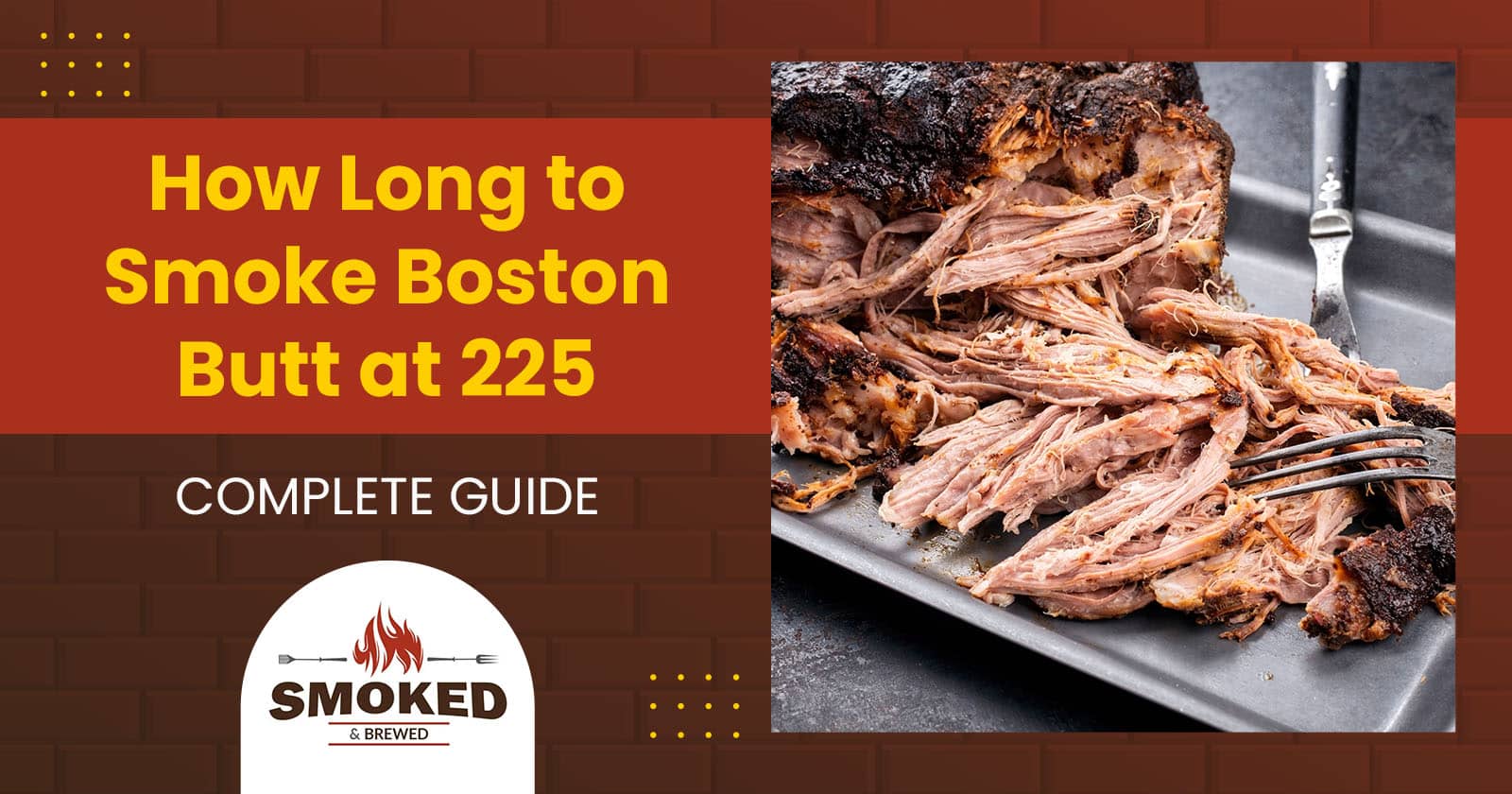 how long to smoke boston butt at