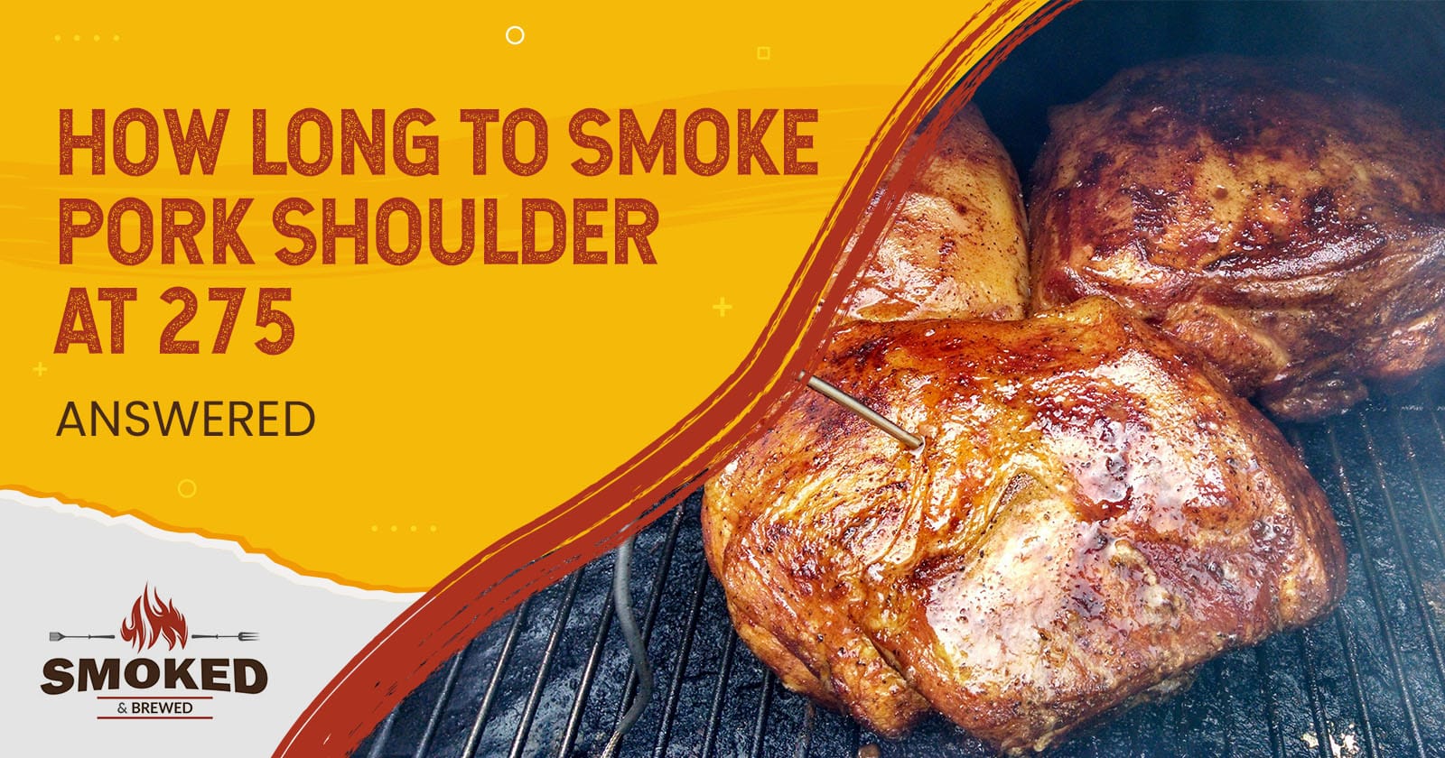 how long to smoke pork shoulder at