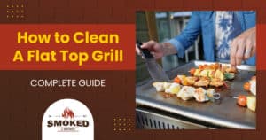 how to clean flat top grill