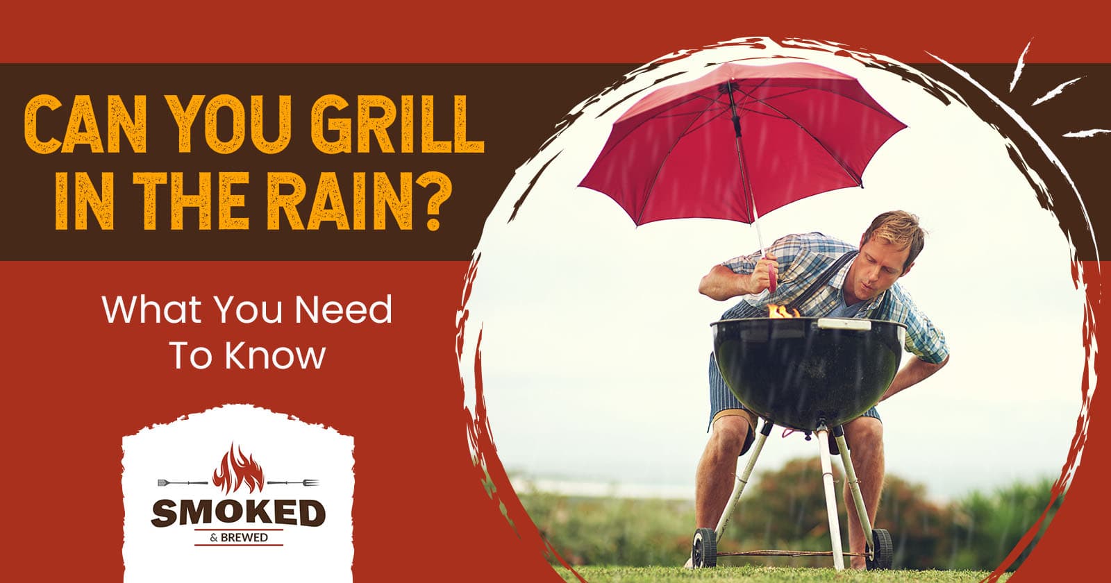 can you grill in the rain