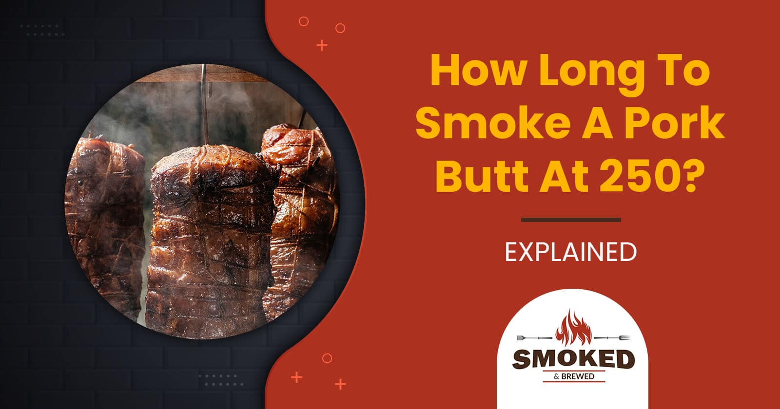how long to smoke a pork butt at