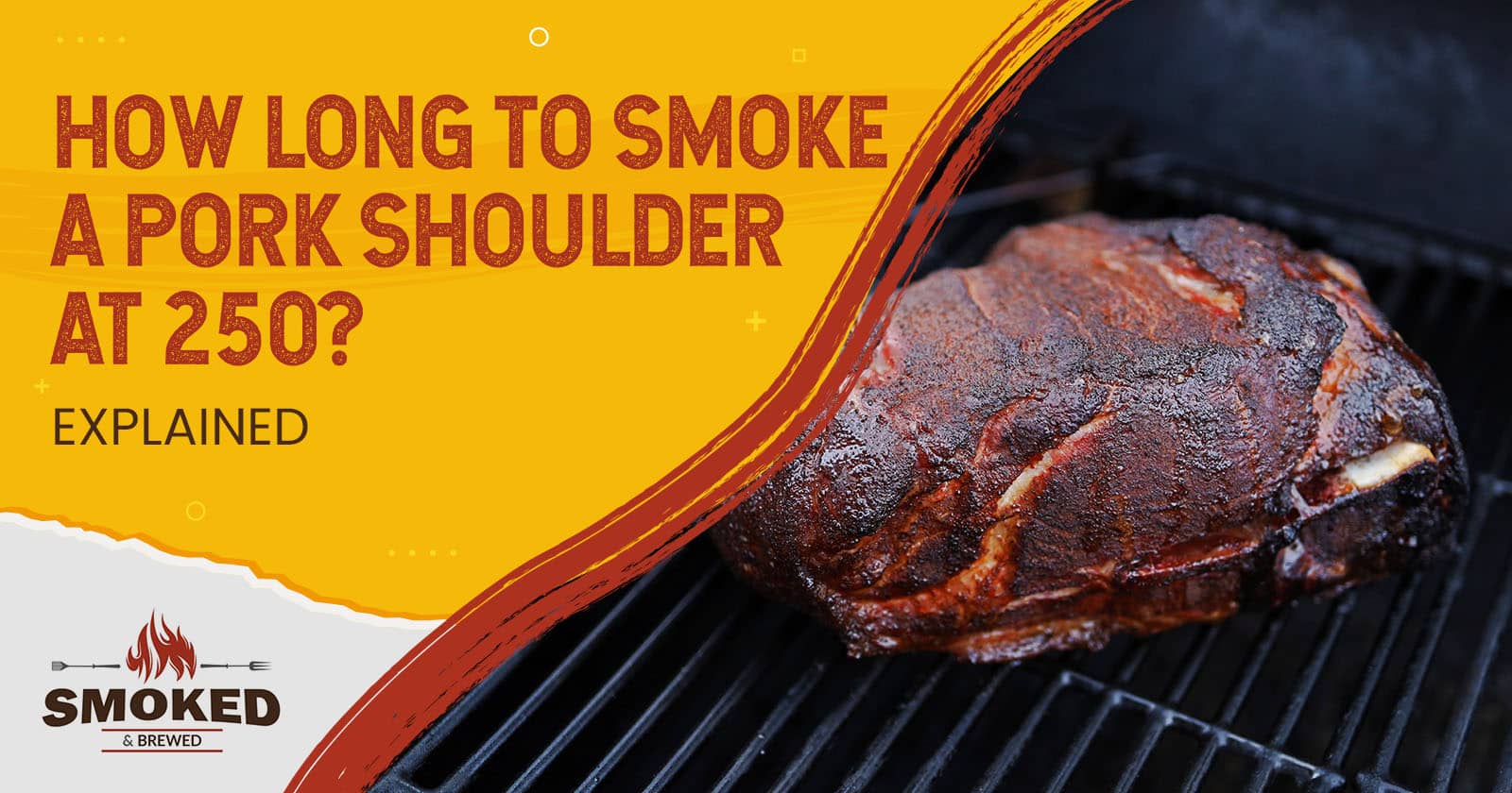 how long to smoke a pork shoulder at