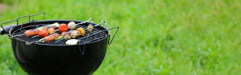 yard charcoal grill