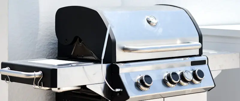 stainless steel grill